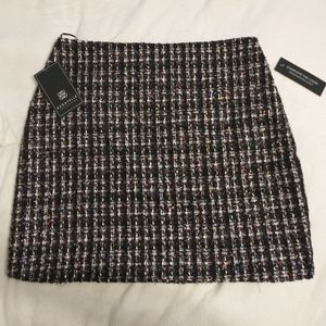 Bagatelle collection tweed mini skirt NWT!
